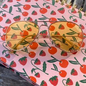 3/$10 Yellow Aviator Sunglasses